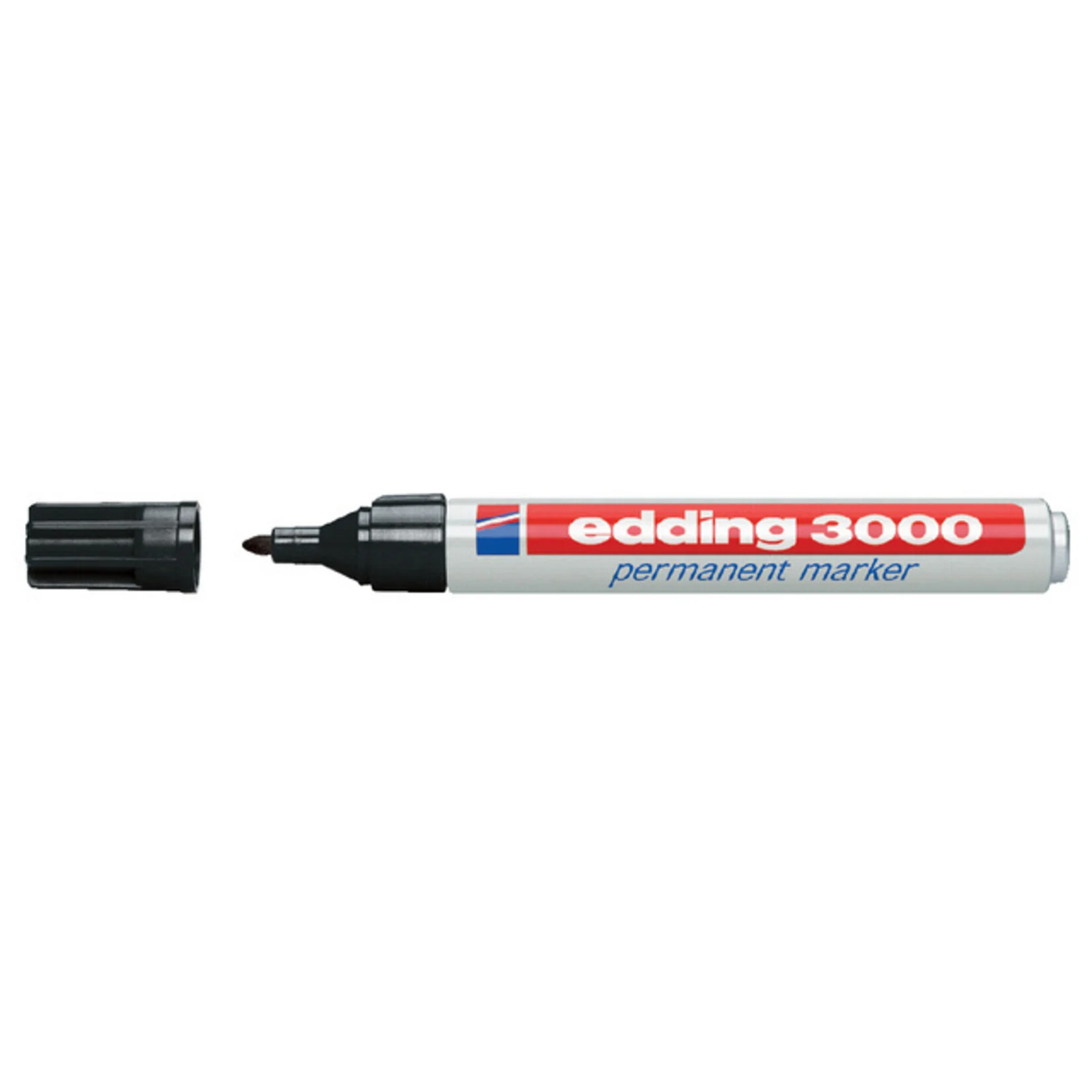 Marker permanent zwart (10 stuks)